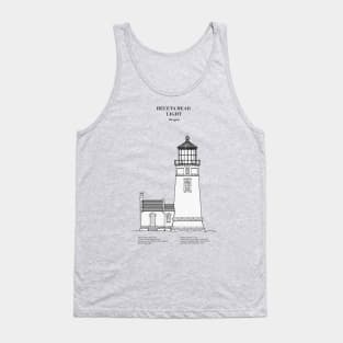 Heceta Head Light Lighthouse - Oregon - SBDpng Tank Top